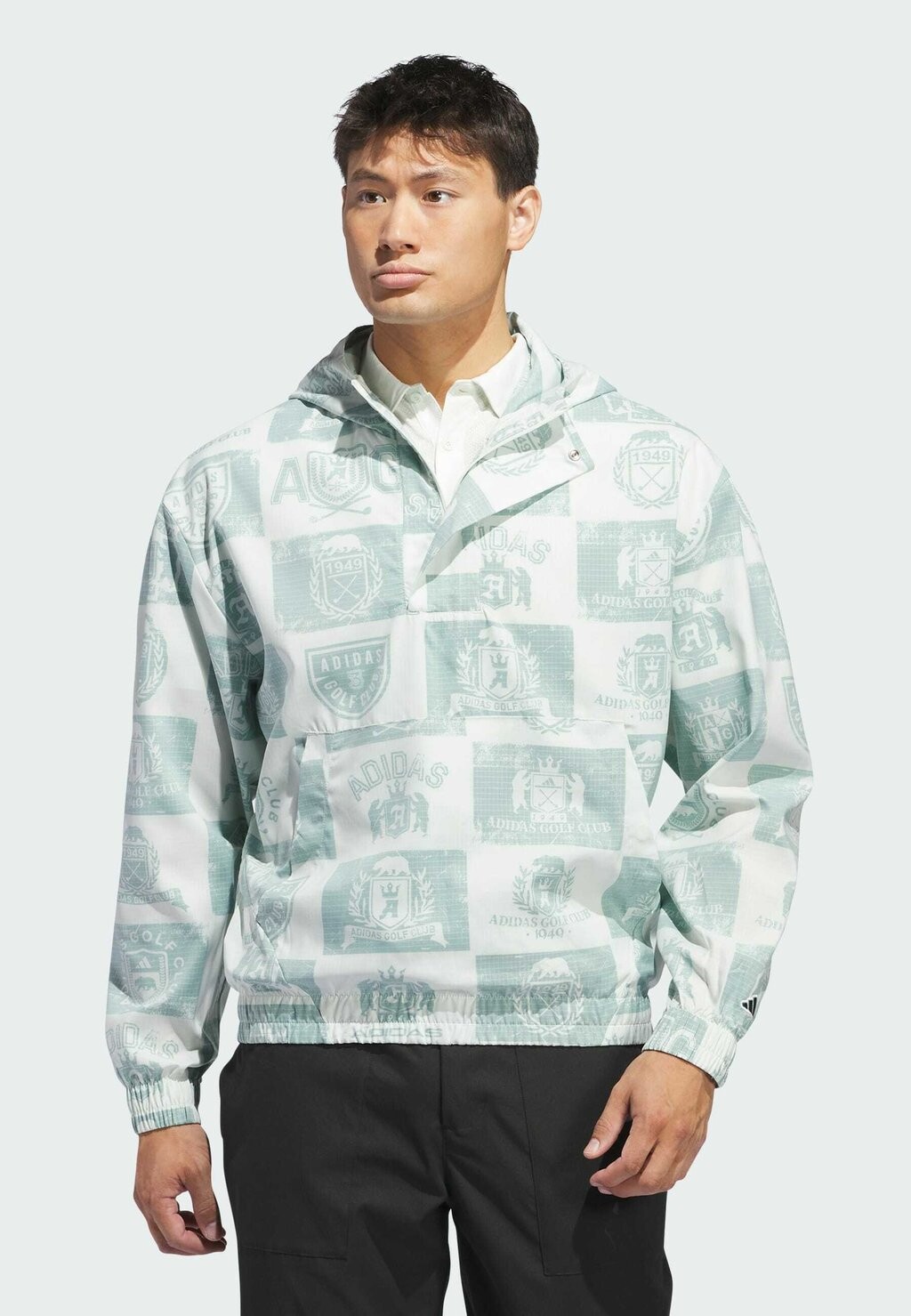 

Толстовка Go-To Anorak Adidas, цвет crystal jade