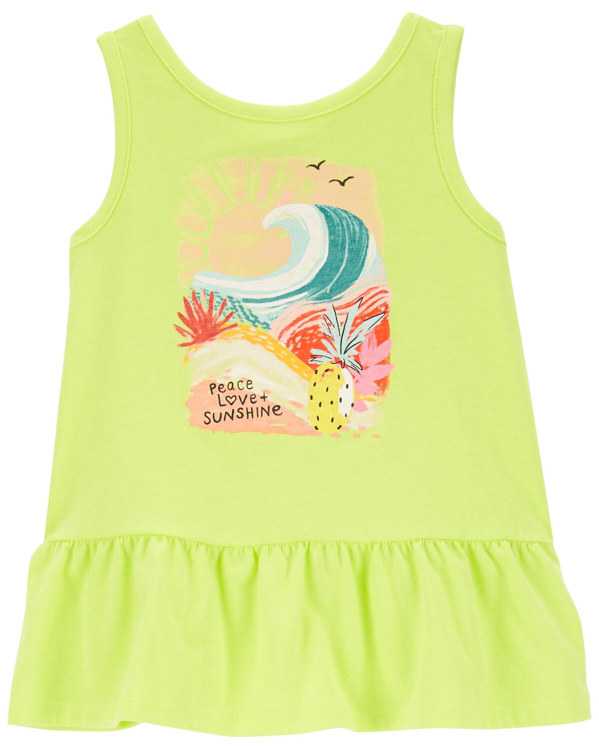 

Майка Baby Sunshine Criss-Cross с баской Carter's, желтый