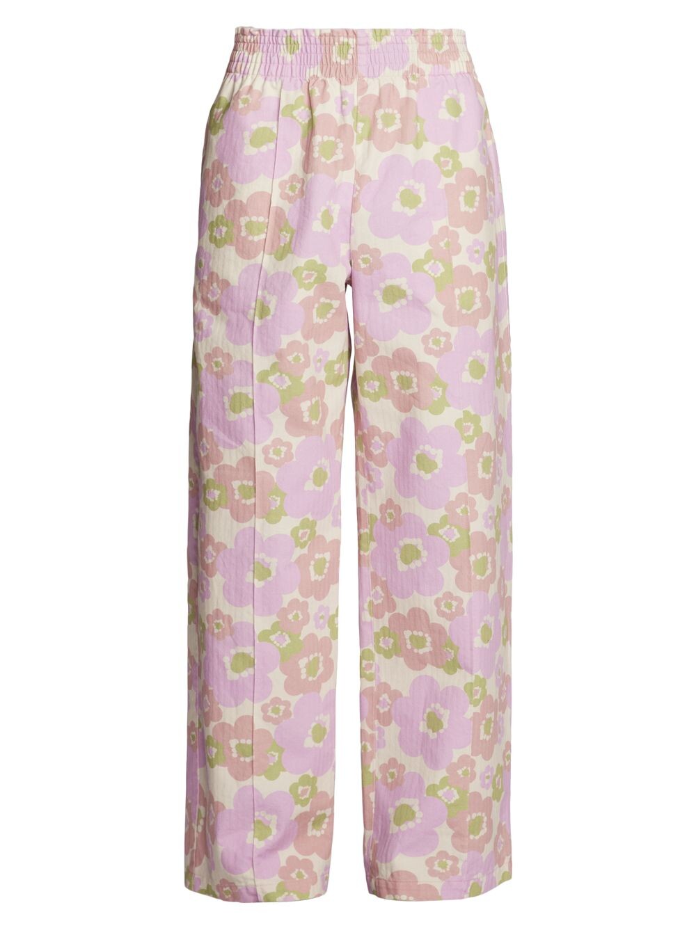 

Брюки Prebble с цветочным принтом Acne Studios, розовый