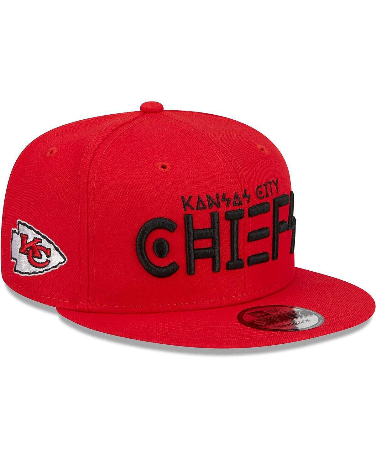 

Мужская красная кепка Kansas City Chiefs Word 9FIFTY Snapback New Era
