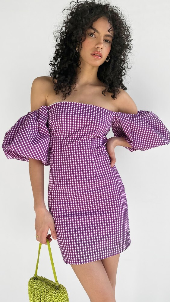 

Платье CAROLINE CONSTAS Rebekah, фиолетовый