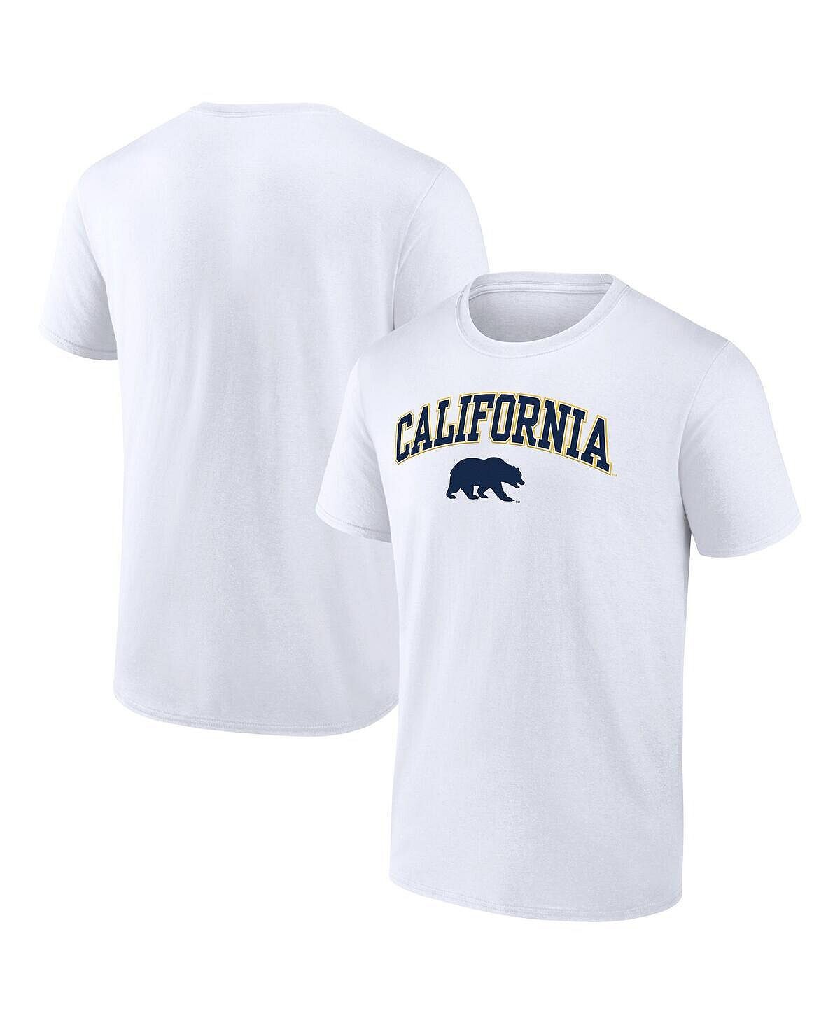 

Мужская белая футболка с логотипом Cal Bears Campus Fanatics