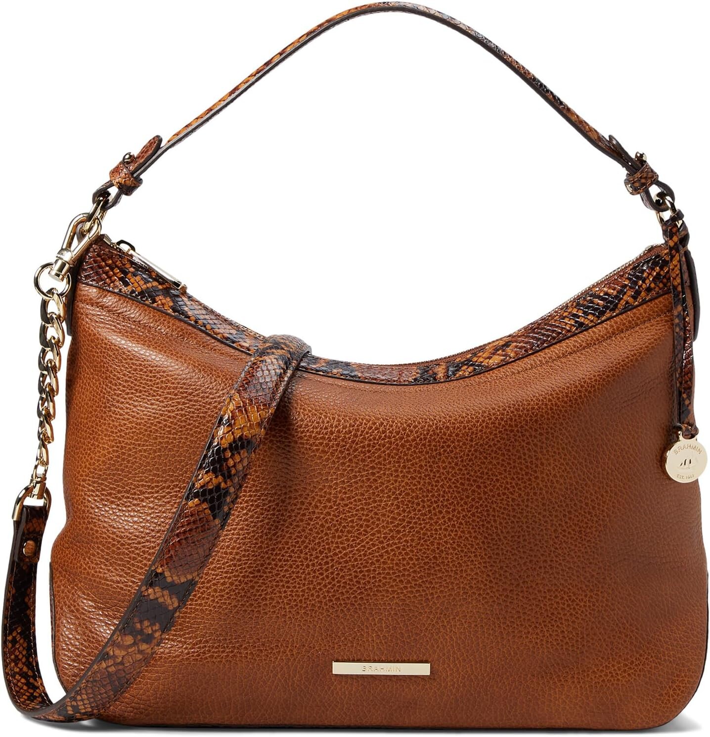 

Сумка через плечо Saguaro Heather Brahmin, цвет Cognac