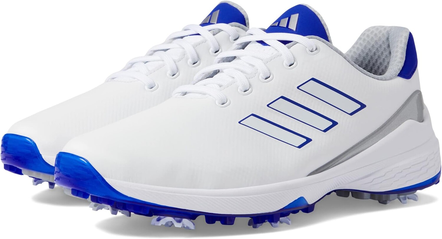 

Кроссовки ZG23 Lightstrike Golf Shoes adidas, цвет Footwear White/Lucid Blue/Silver Metallic