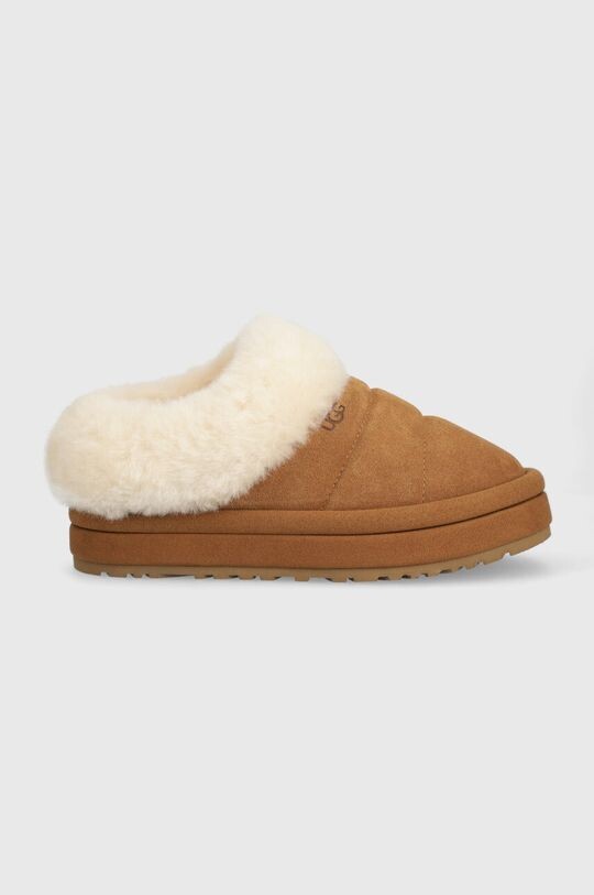 

Замшевые тапочки UGG TAZZLITA, бежевый
