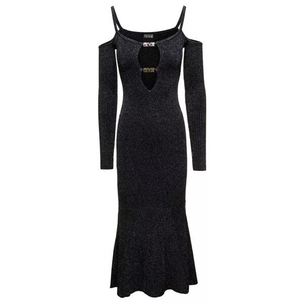 

Платье 75dpm31 bis rib lurex f14 dress Versace Jeans Couture, черный