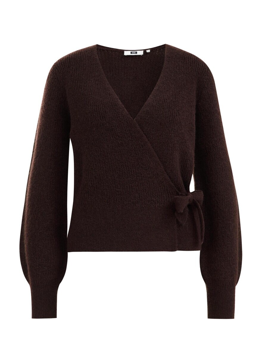 

Кардиган WE Fashion Knit Cardigan, темно-коричневый
