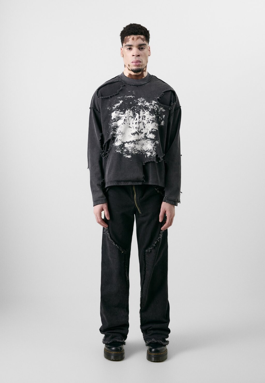 

Топ с длинными рукавами SLUDGE LONGSLEEVE UNISEX Atelier de roupa, черный