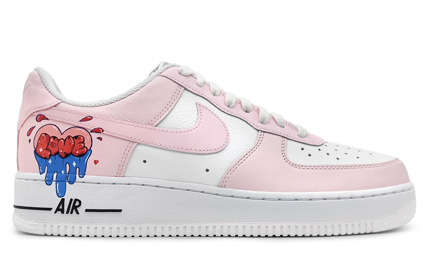 

Кроссовки Nike Air Force 1 Skateboarding Shoes Men Low-top, цвет Pink-gift box