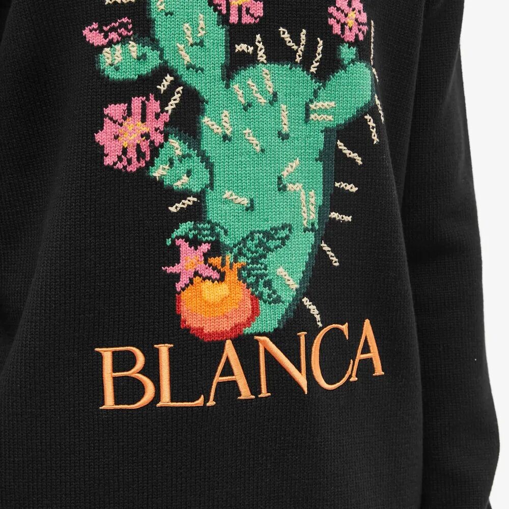 

Casablanca Вязаный круг интарсия Cactus Crew, черный