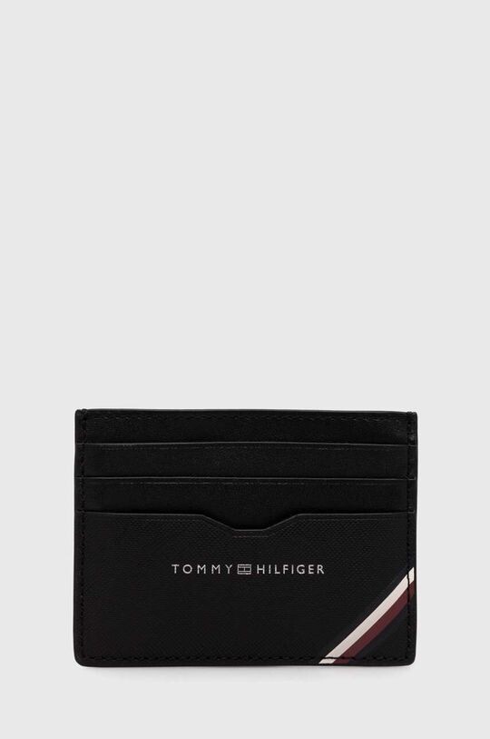 

Кожаный футляр для карт Tommy Hilfiger, черный