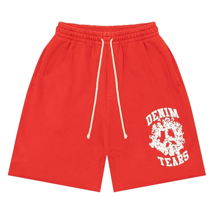 

Шорты Denim Tears University Shorts, красный