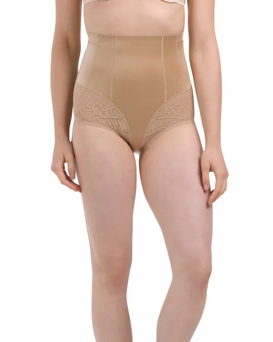 

Трусы с высокой талией Feathers Natori, цвет Nude