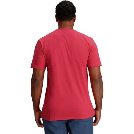 

Футболка Half Dome с короткими рукавами мужская The North Face, цвет Clay Red/TNF White