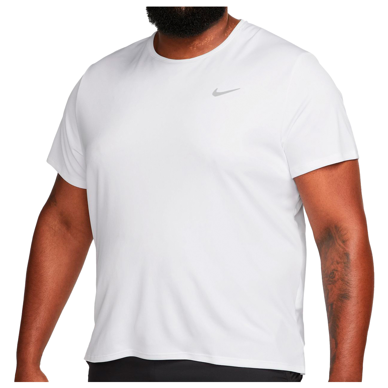 Беговая рубашка Nike Dri FIT UV Miler, цвет White/Reflective Silver
