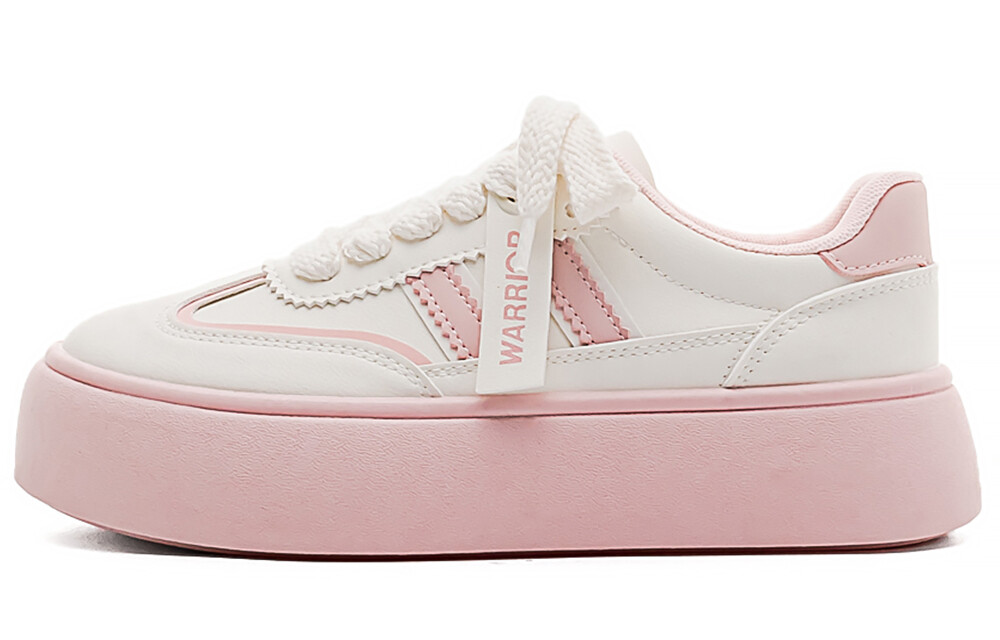 

Кроссовки WARRIOR Skateboarding Shoes Women's Low-top, бежевый/черный