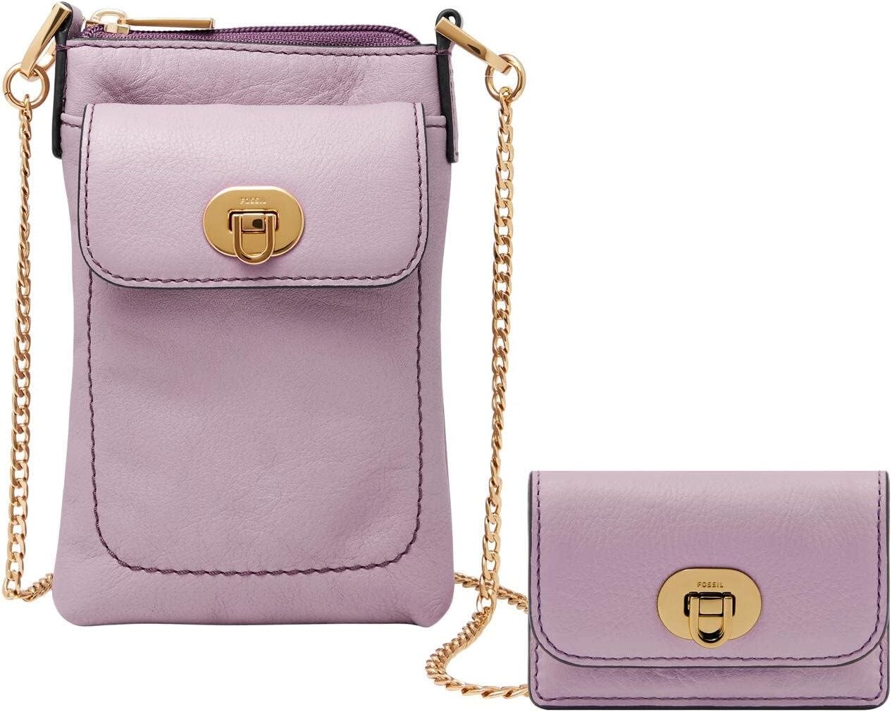 

Сумка Harper Phone Crossbody Fossil, фиолетовый