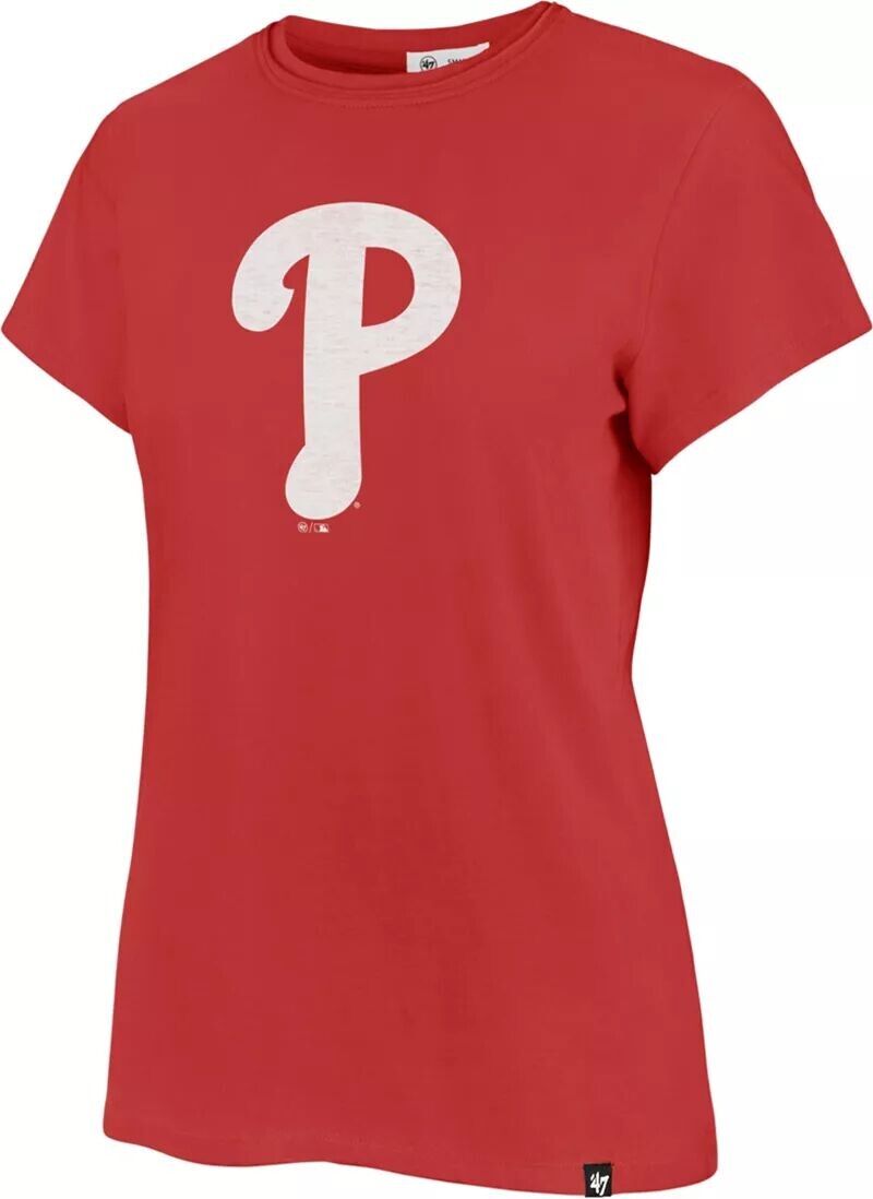 

Женская красная футболка Philadelphia Phillies Premuim Frankie '47