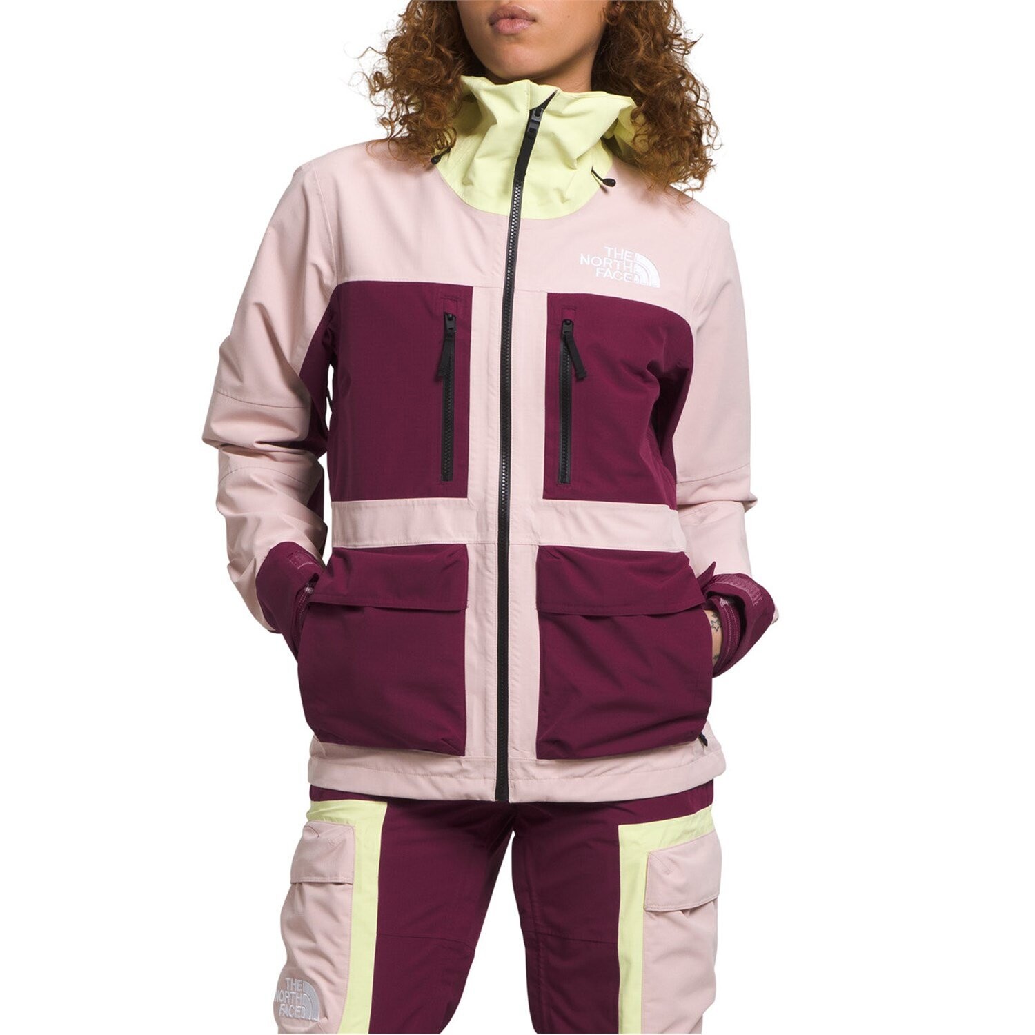 

Куртка The North Face Dragline, цвет Pink Moss/Boysenberry