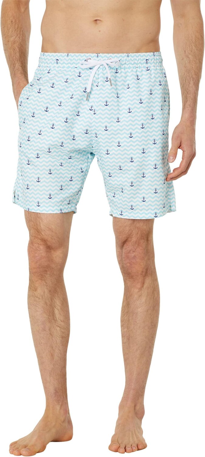 

Плавки BENSON 7 Mile 7" Swim Trunk, цвет Teal Anchor