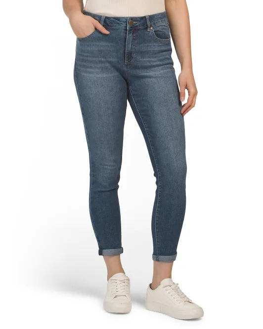 

Джинсы Petite Skinny подвернутые до щиколотки D. Jeans, цвет Medium Wash