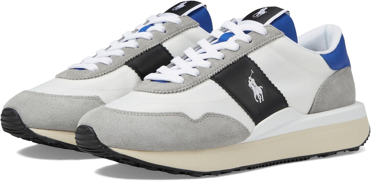 

Кроссовки Polo Ralph Lauren Train 89 PP, цвет Soft Grey/Black/Royal