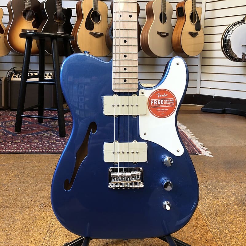 

Электрогитара Squier Paranormal Cabronita Telecaster Thinline Lake Placid Blue w/Maple Fingerboard