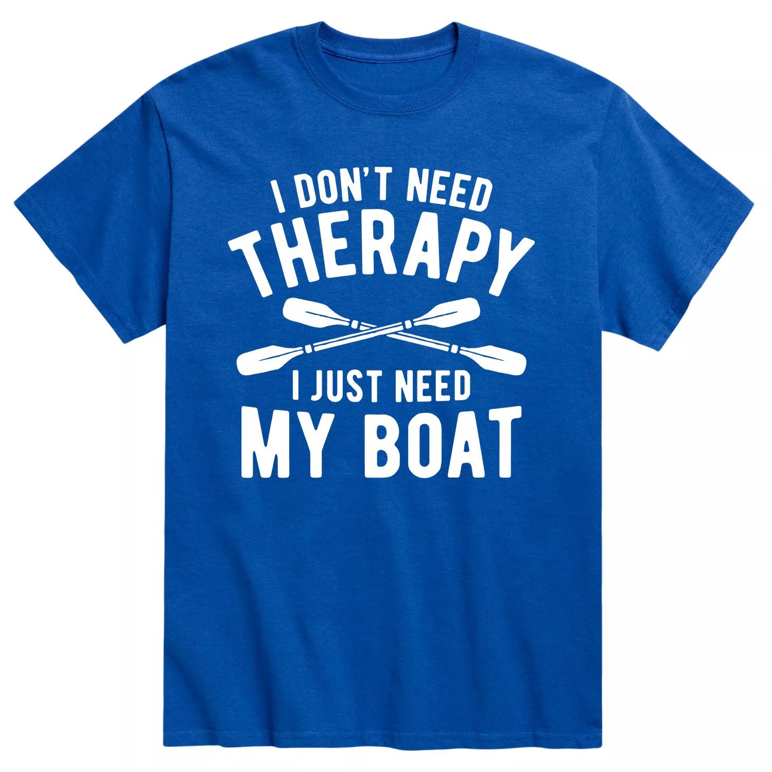 Мужская футболка «Мне не нужна терапия, мне просто нужна лодка» Licensed Character детская футболка мне нужна пятница 116 синий