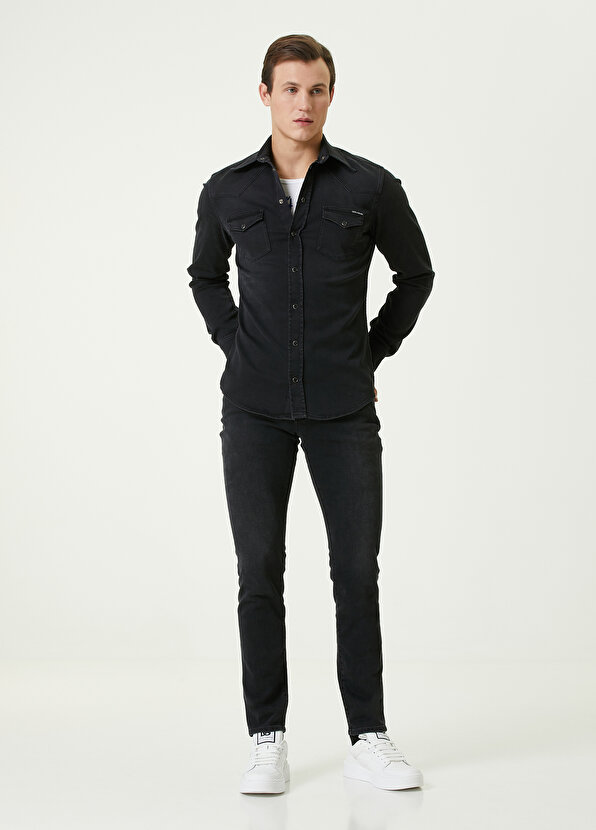 Темно-серые джинсовые брюки скинни essential Dolce&Gabbana