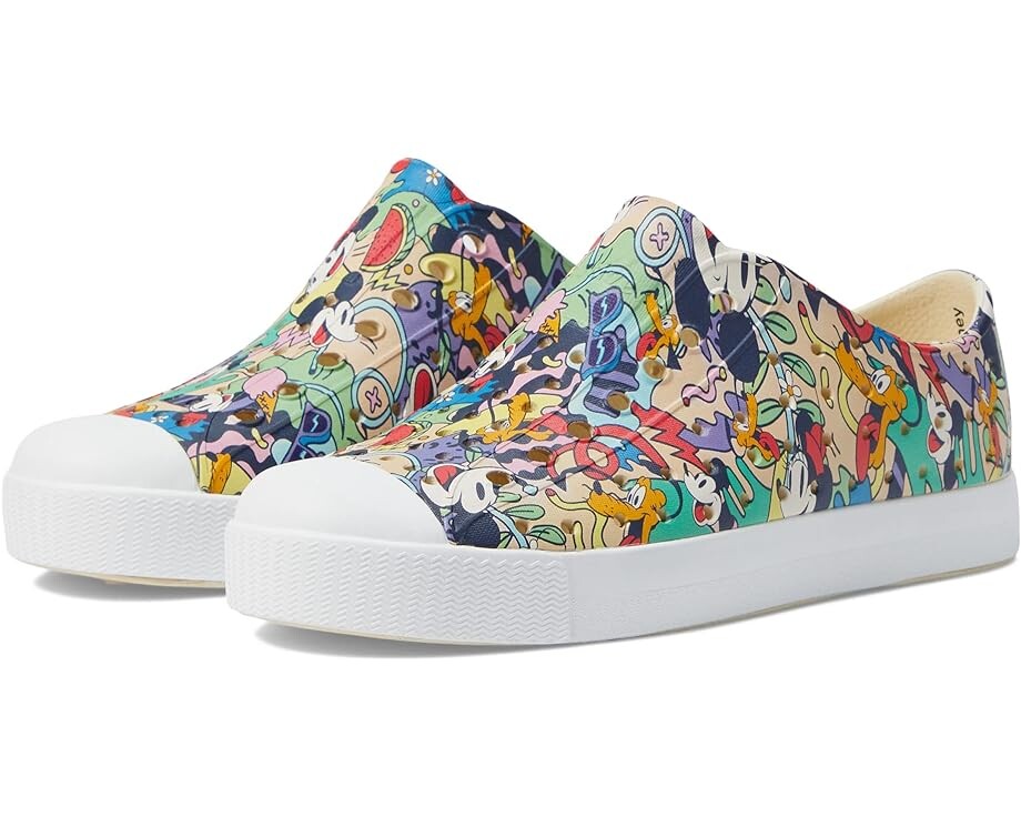 

Кроссовки Native Shoes Jefferson Print, цвет Bone White/Shell White/Tropical All Over Print