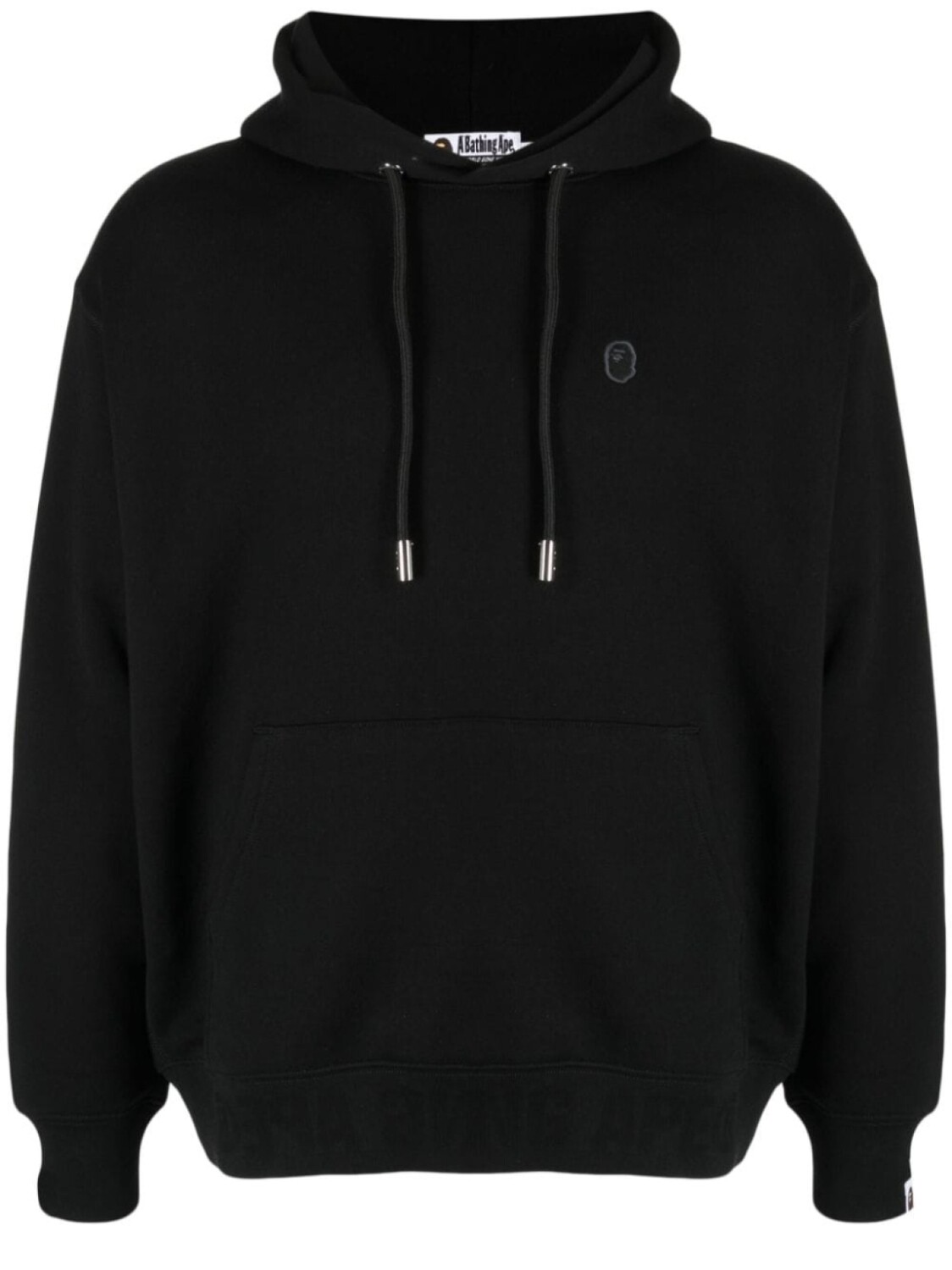 

A Bathing Ape худи с нашивкой-логотипом, черный
