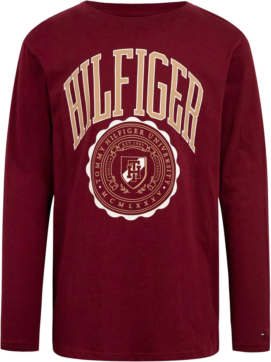 

Футболка Tommy Hilfiger Ivy Leagers Long Sleeve Tee, цвет Rouge