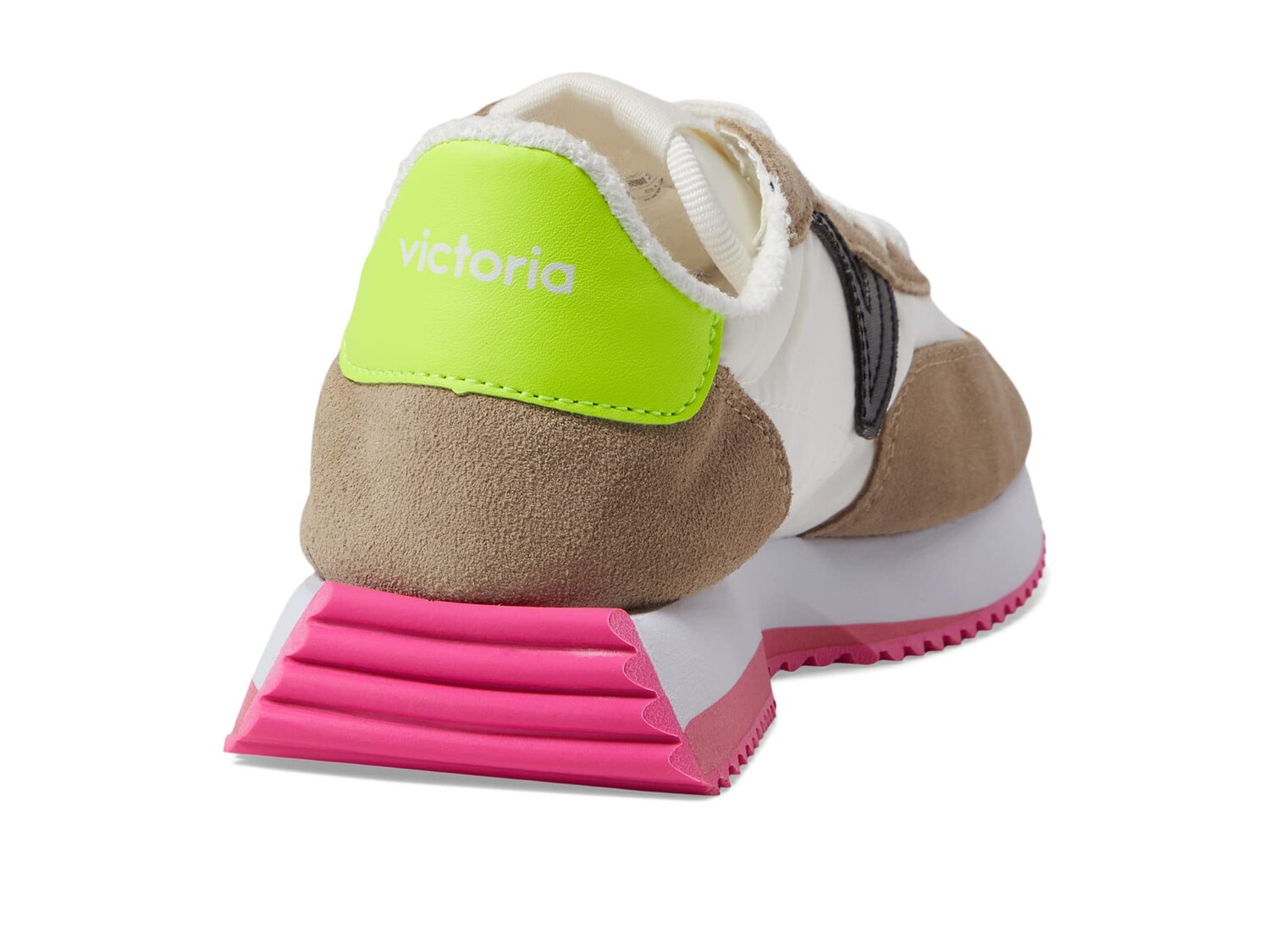 

Кроссовки victoria Cosmos Split Leather & Neon, бежевый