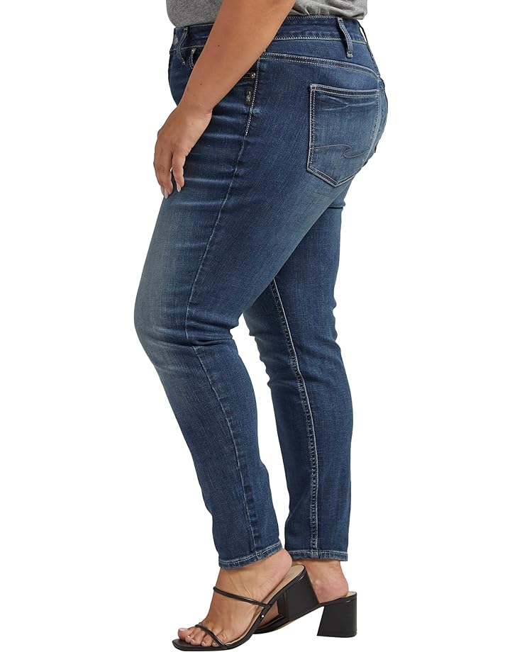 

Джинсы Silver Jeans Co. Plus Size Suki Mid-Rise Skinny Jeans W93136EDB205, индиго