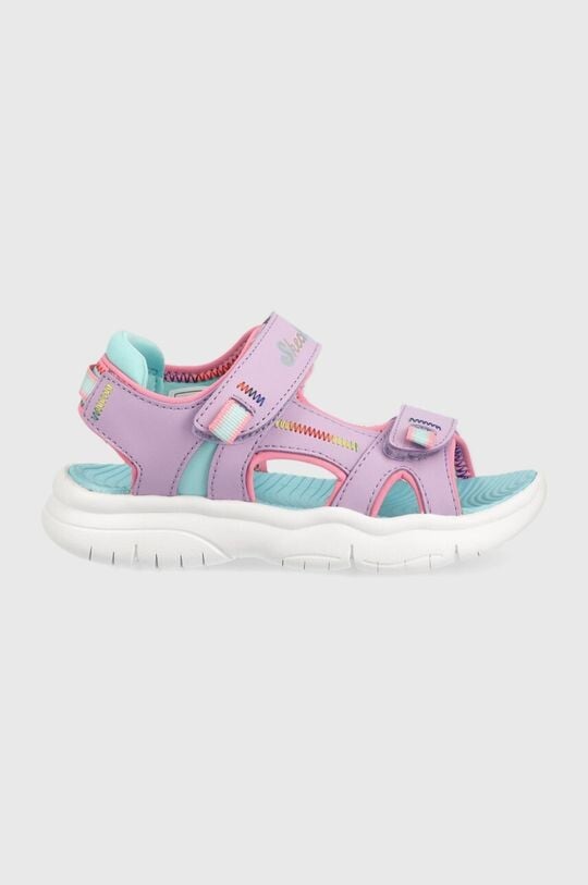 Детские сандалии Skechers Flex Splash Vibrant Mood, фиолетовый детские сандалии skechers kids