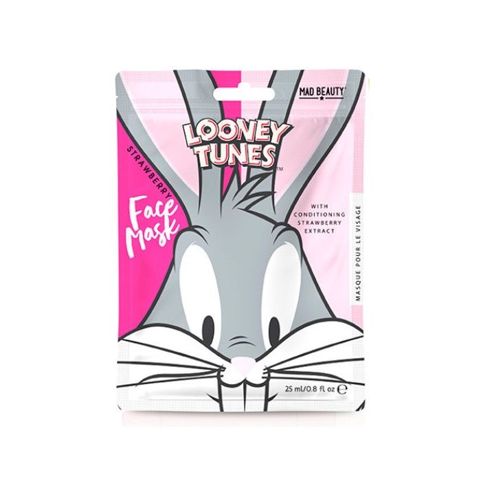 Маска для лица Mascarilla Facial Hidratante Bugs Bunny Mad Beauty, 25 ml фигурка funko pop animation looney tunes bugs bunny 80 anniversary bugs bunny in fruit hat 9 5 см