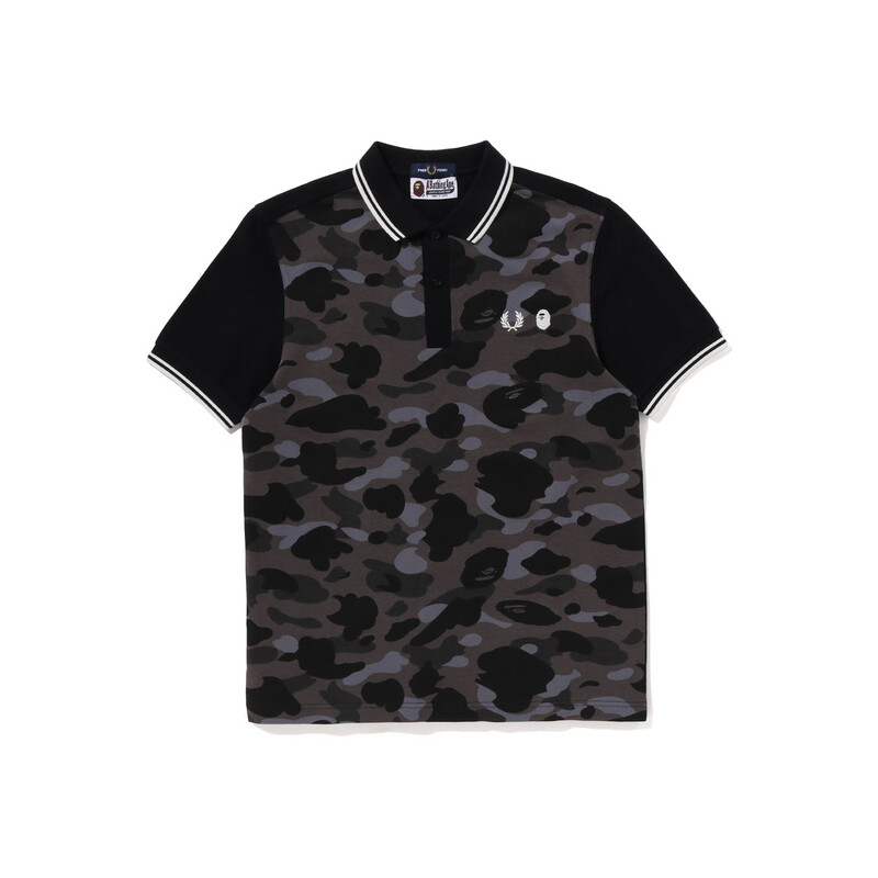 

Мужская рубашка поло Bape A Bathing Ape, черный