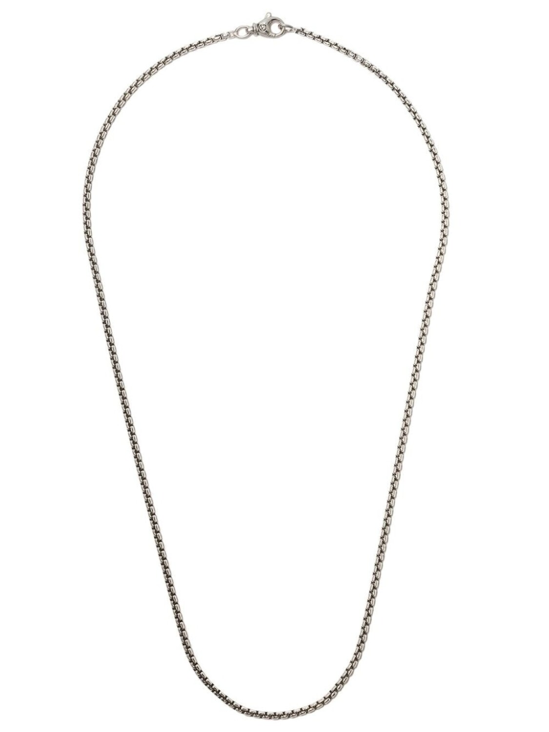 

Серебряное колье Box Chain David Yurman, серебряный
