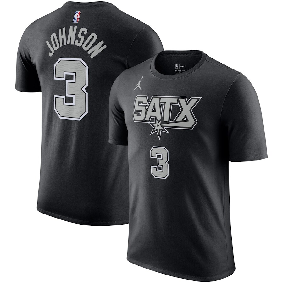 

Футболка с коротким рукавом Jordan Brand San Antonio Spurs, черный