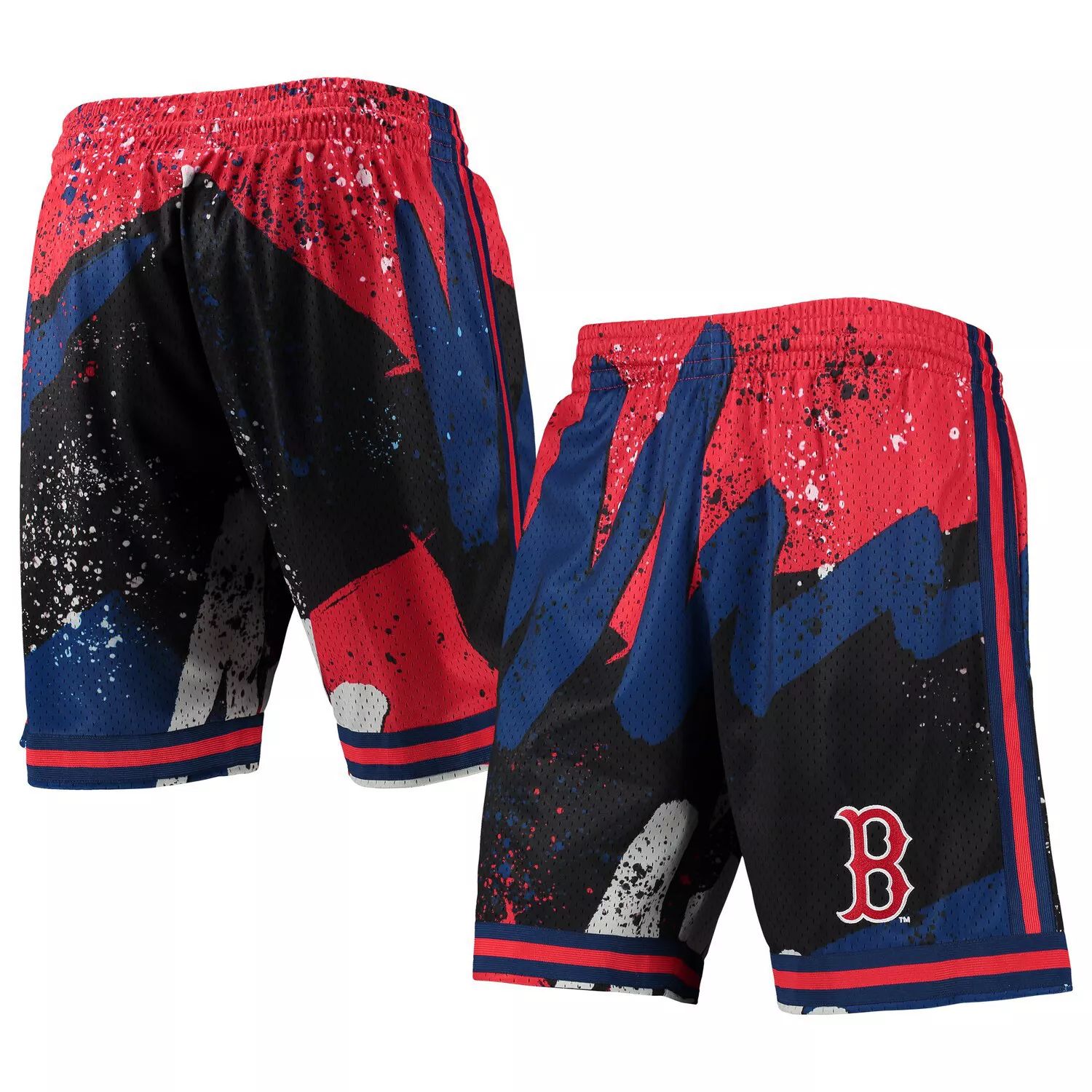 Мужские шорты Mitchell & Ness Red Boston Red Sox Hyper Hoops