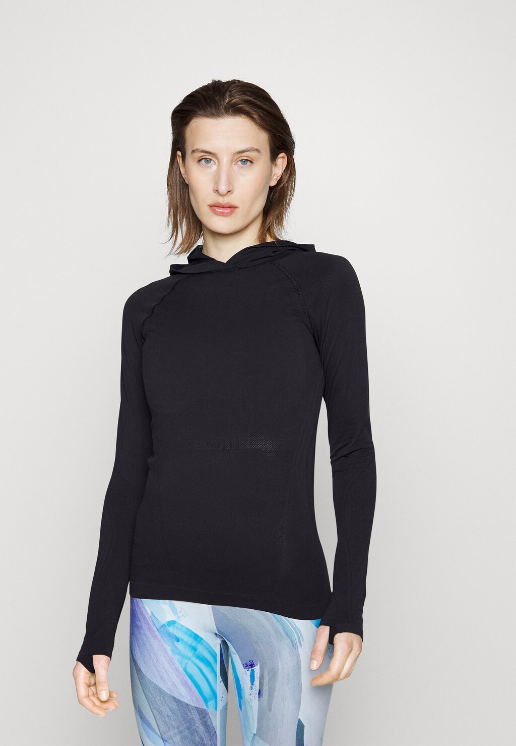 

Рубашка с длинным рукавом Athleta, черный