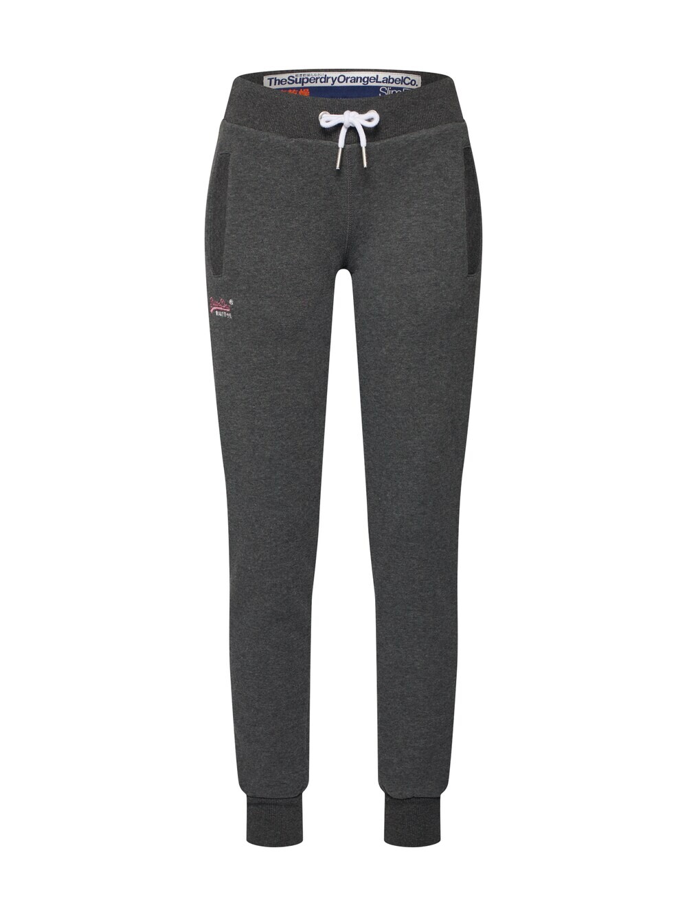

Зауженные брюки Superdry, темно-серый