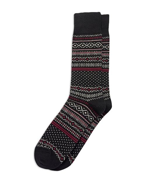 

Носки под платье с узором Fair Isle Cole Haan, цвет Black