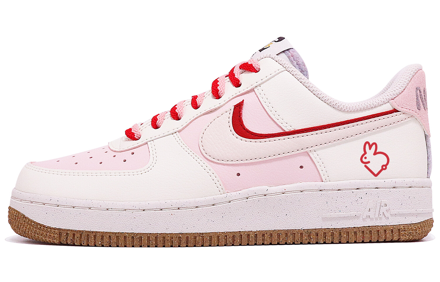 

Кроссовки Nike Air Force 1 Skateboard Shoes Women's Low-Top Pink White