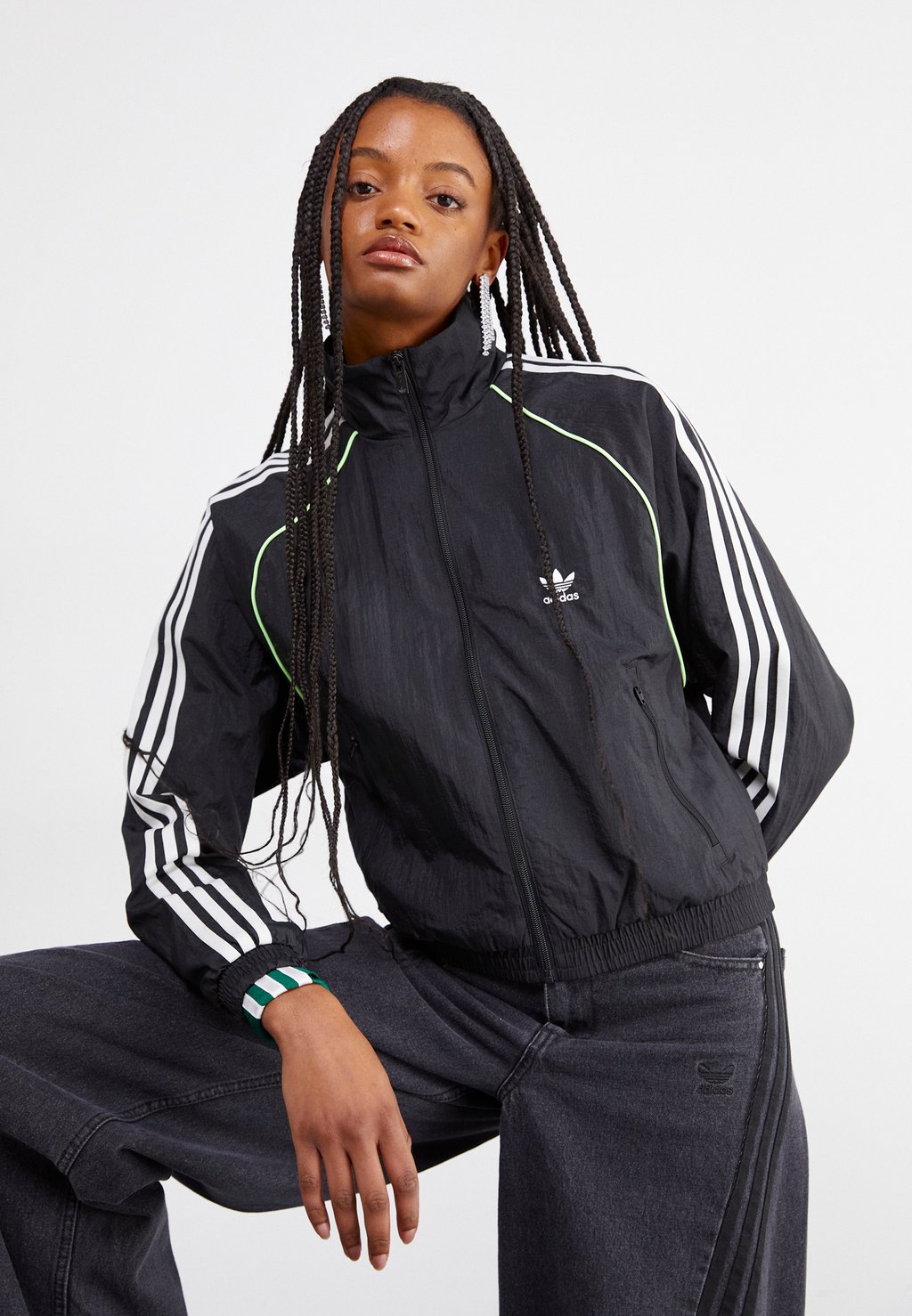 Спортивная куртка Track Top adidas Originals, черный