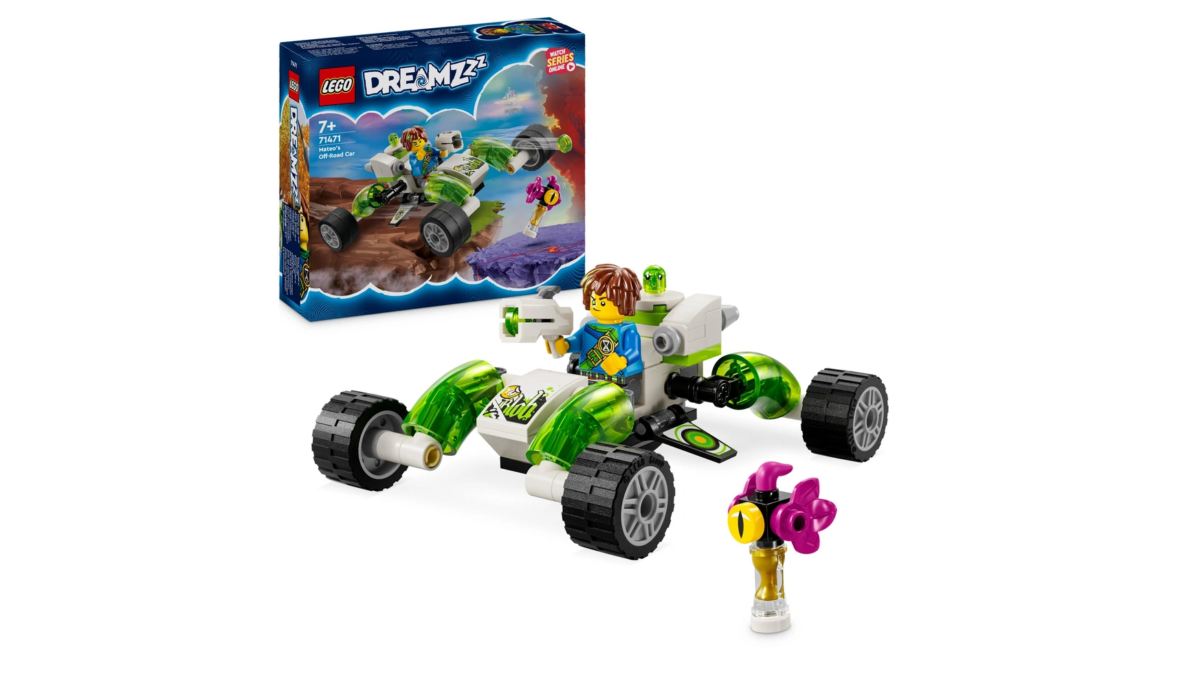 Lego DREAMZzz Mateos Terrain Speedster, игрушечный набор с машинкой-багги lego dreamzzz матео и робот z blob персонаж игрушечного телевидения
