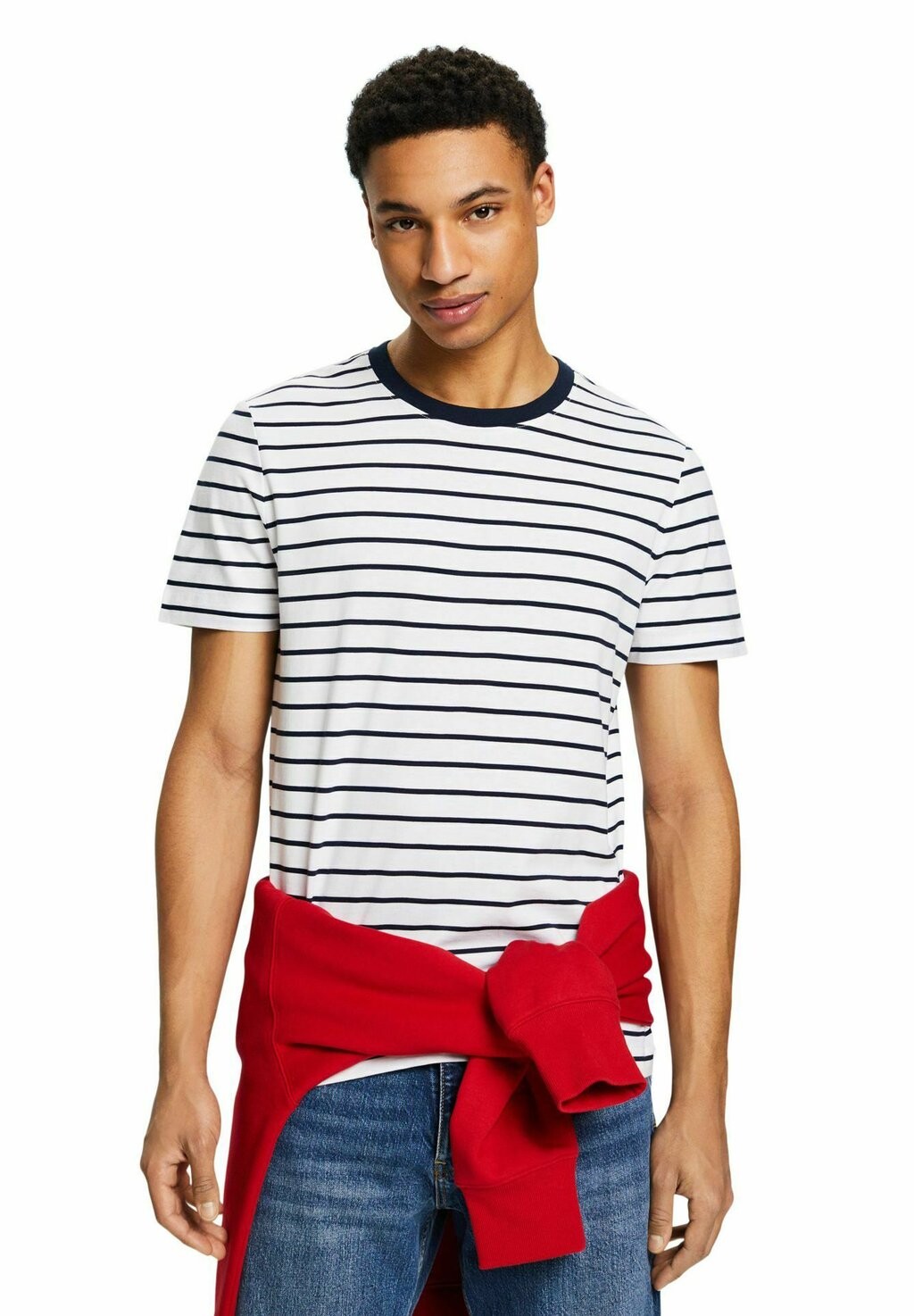 

Футболка с принтом GESTREIFTES AUS Esprit, цвет navy