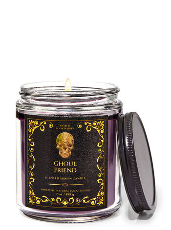 

Свеча Mason с одним фитилем Ghoul Friend, 7 oz / 198 g, Bath and Body Works