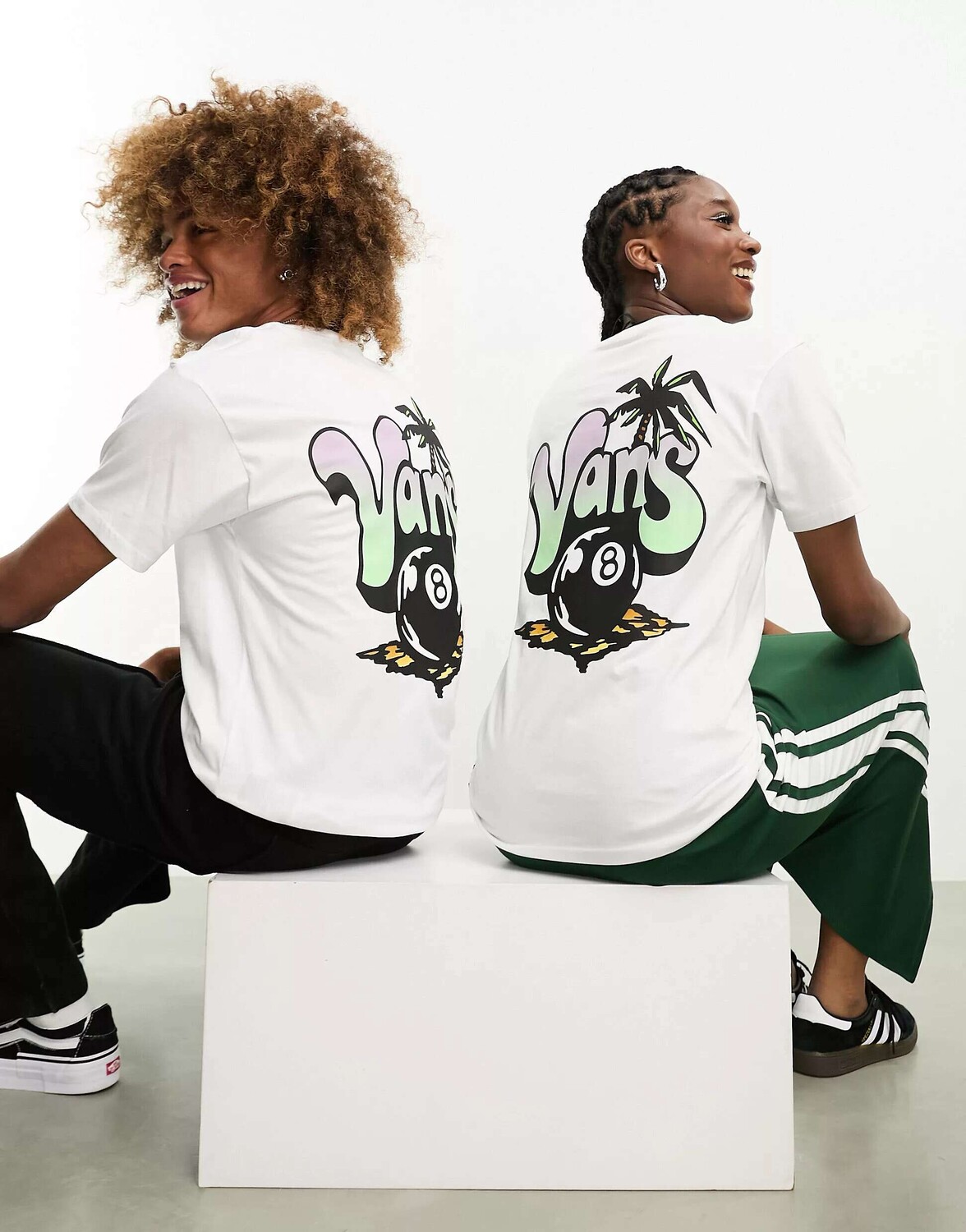 

Белая футболка с принтом в виде пальмы Vans Paradise, Белый