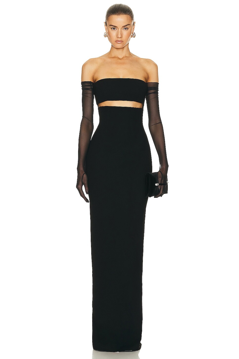 

Платье Monot Cutout Strapless, черный